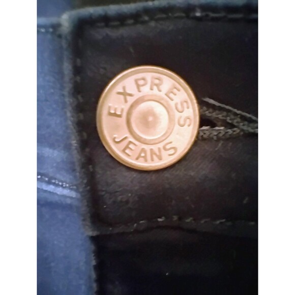 Women's Express Blue Jeans MIA Mid-Rise Cropped Legging Extreme Stretch Size 8R - Picture 3 of 7